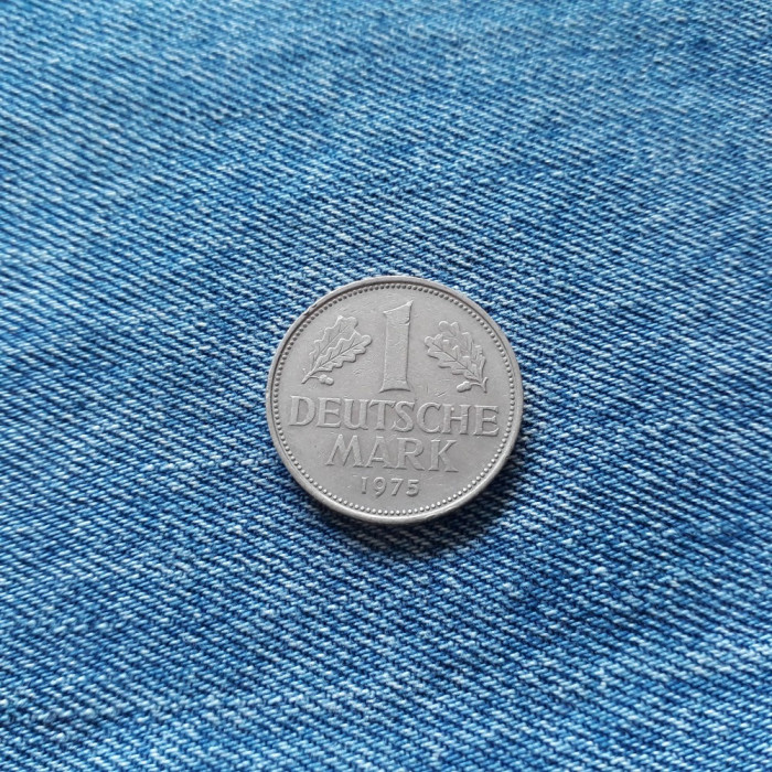 1 Deutsche Mark 1975 D Germania marca RFG