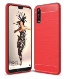 Husa Huawei P20 + folie sticla curbata + stylus, Alt model telefon Huawei, Cu clapeta, Piele Ecologica