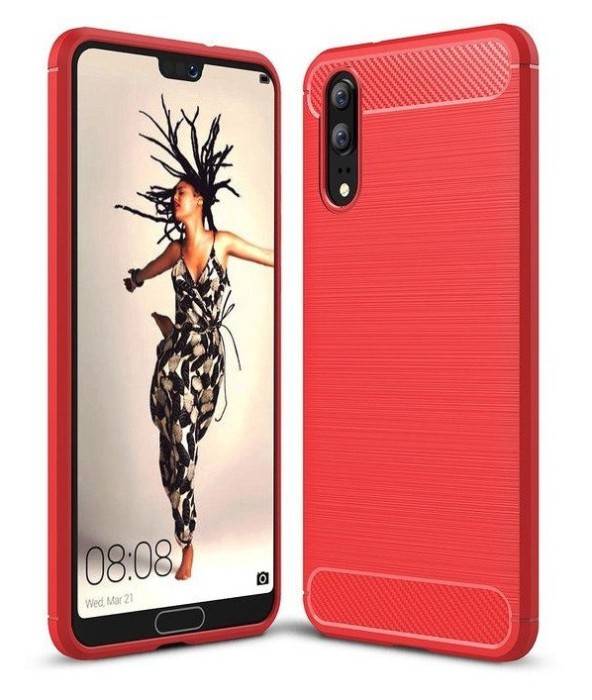 Husa Huawei P20 + folie sticla curbata + stylus