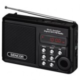 Radio portabil micro sd negru sencor