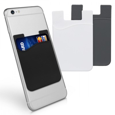 Set 3 Huse card bancar pentru telefon, Kwmobile, Multicolor, Silicon, 49594.01 foto