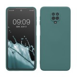 Husa Kwmobile pentru Xiaomi Redmi Note 9S/Redmi Note 9 Pro/Redmi Note 9 Pro Max, Silicon, Verde, 56562.207, Carcasa