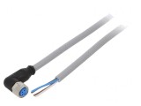Cablu de conectare M8 unghi 2m IP67 60VAC 4A