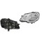Far VW POLO (9N3), 04.2005-08.2009, RapidAuto, fata, partea stanga, tip bec H1+H7+PY21W+W5W; electric; Catadioptru reflectorizant argintiu; cu motor;