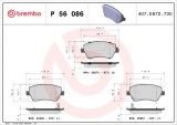 BREMBO P 56 086 PRIME LINE set placute frana,frana disc