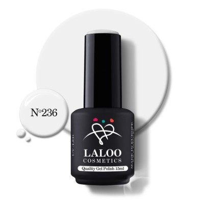 236 milky White French | Laloo gel polish 15ml foto