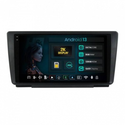 Navigatie 2K Skoda Octavia 2 8GB RAM Android 13 Octacore Slot Sim 4G DSP GPS Wi-FI Carplay Android Auto USB Bluetooth Waze Touchscreen 9.5 Inch foto