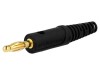 Mufă Banană 4mm Neagră 32A 70VDC