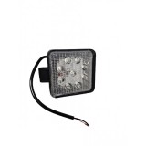 Proiector LED 27W patrat-9LED SLIM-12/24V