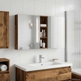 vidaXL Set dulap baie cu raft 3 pcs 120 x 14,5 x 70 cm Lemn compozit 3403750