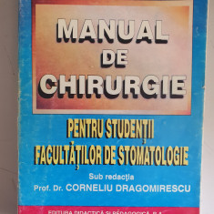Corneliu Dragomirescu - Manual de chirurgie pt. studentii facult.de stomatologie