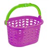 Coș Plastic 25x13cm, Mov, M&acirc;ner Verde Lime, Suspendabil, Model Diamant, Oem