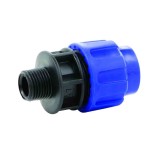 Fiting PE, Cuplaj 20mm, 1/2 AG, Compresiune
