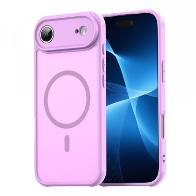 Husa MagSafe pentru Apple iPhone 17 Air, Techsuit, HaloFrost II, Roz foto