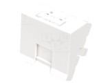 Adaptor Keystone &icirc;n unghi, albă