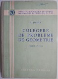Culegere Probleme Geometrie G. Titeica - Matematica, Exercitii, Manual