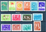 URSS 1956, Sport, serie neuzată, MNH