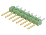 Conector drept 8 pini 2,54mm AMPMODU MOD II