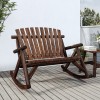 VidaXL Bancă balansoar cu 2 locuri, 123x96x102 cm, lemn masiv molid 363350