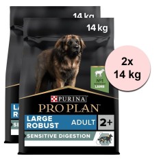 Purina PRO PLAN ADULT Large Robust Sensitive Digestion, 2 x 14 kg foto