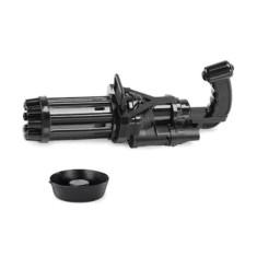Arma de jucarie FOXMAG24, baloane de sapun, varsta recomandata +3 ani, Negru