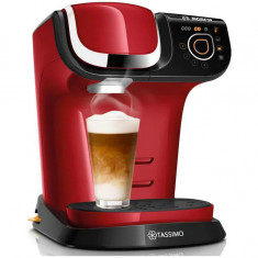 Espressor Bosch Tassimo MY WAY TAS6503, 1500W, 1.3 L, T-Disc, Tehnologie INTELLIBREW, 4 setari de memorie, capsule, Rosu