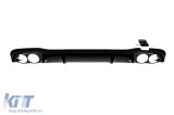 Difuzor tip E53 GT potrivit pentru bara spate A Design pentru Mercedes E-Class W213 2017-2022 -oo--oo- Performance AutoTuning