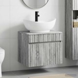 Cumpara ieftin Dulap pentru Chiuveta de Baie Sonoma gri 59 x 44,5 x 80 cm