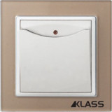 L-klass chm/3936 &ndash; Intrerupator cu cartela 16A/250v (rama sticla)