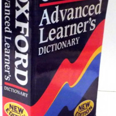 OXFORD, ADVANCED LEARNER`S DICTIONARY, FIFTH EDITION, 1995 , PREZINTA URME DE UZURA