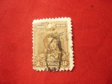 Timbru Bolivia 1899 - Personalitati - Gen. de Sucre - 50C stampilat