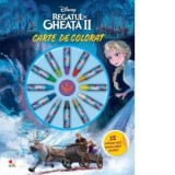 Disney. Regatul de gheata II. Carte de colorat. 12 creioane mici pentru maini de pitici