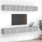 vidaXL Comode TV, 8 buc., gri sonoma, 60x30x30 cm, lemn prelucrat 3120309