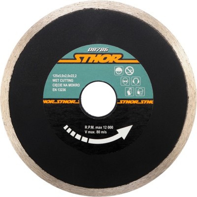 Disc diamantat continuu H5 125x2 mm STHOR foto