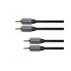 Cablu 2RCA t-t 1m K&amp;M