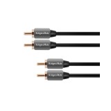 Cablu 2RCA t-t 1m K&amp;M