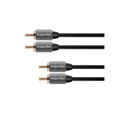 Cablu 2RCA t-t 1m K&amp;amp;M foto