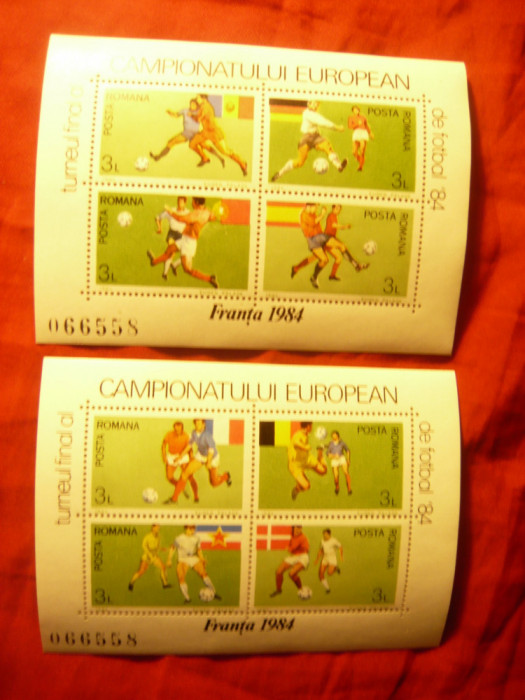 2 Colite Romania 1984 Campionatul European de Fotbal Franta