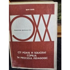 Cat poate fi solicitat copilul in procesul pedagogic - Edith Ockel