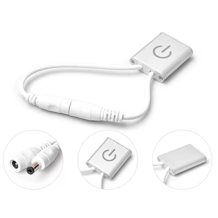 Controller monocrom pentru banda LED, 12V-24V DC, 3A, I TOUCH Aluminiu
