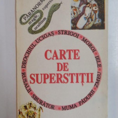 CARTE DE SUPERSTITII de BORIS CRACIUN , IASI 1993