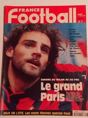 Revista fotbal - &amp;quot;FRANCE FOOTBALL&amp;quot; (01.07.1997) foto