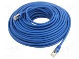Cabluri Patch S/FTP 6a LSZH Albastru 30m 27AWG GEMBIRD