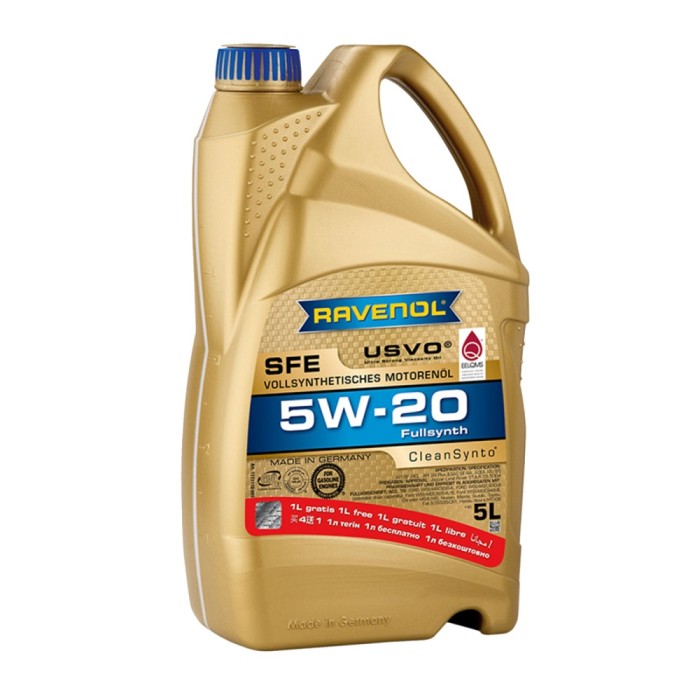 Ulei Ravenol SFE USVO 5W20 5 litri (4+1 gratis)