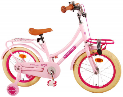 Bicicleta pentru fete Volare Excellent, 16 inch, culoare roz, frana de mana fata PB Cod:21388 foto