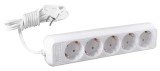 Prelungitor 036646, 5 prize, 3 m, 2500W, 3 x 1 mmp, contact de protectie