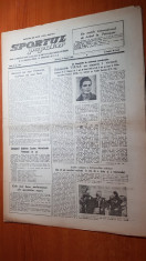 sportul popular 8 august 1953-proba ciclista de viteza,box,volei foto