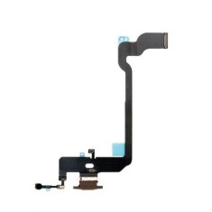 Banda Flex Cu Conector Incarcare Si Microfon iPhone XS Aurie foto