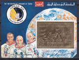DB1 Yemen Cosmos Apollo 12 SS Gold MNH, Nestampilat