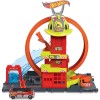 Set de joaca Hot Wheels City - Super Loop Fire Station, Mattel